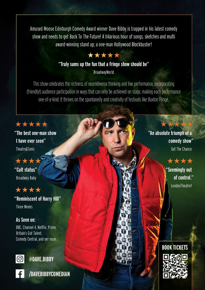 DaveBibby's tweet image. When this Bibby hits 88mph you’re gonna see some serious sh*t!
Here we are. My last ever comedy show. One more trip to #edfringe
📸 by Karla Gowlett
🎨 by Katie Gabriel
Next preview this Sunday @angelcomedy
Then @buxtonfringe @underthefringe
@CamdenFringe
@TheFreeFringe