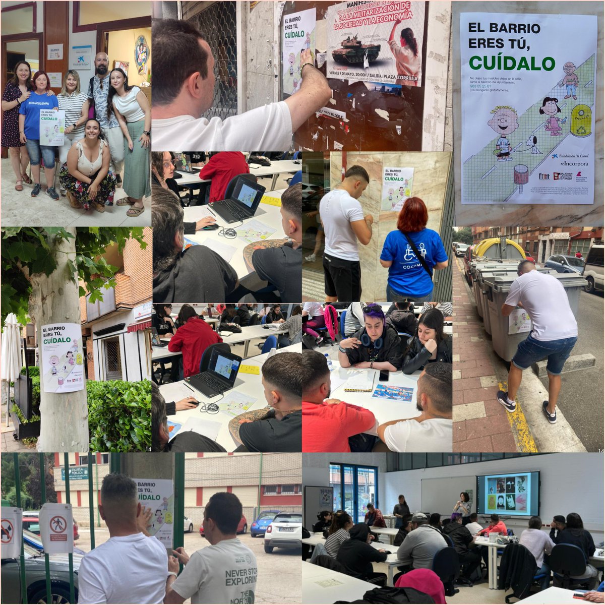 Hemos realizado este año en el Servicio a la comunidad por el programa #reincorpora de la @fundlacaixa en colaboración con la @eavalladolid y <a href="/av/">AV</a>.rondilla . "Libre-Arte" ha consistido en charlas preventivas sobre drogodependencia para los alumnos/as de bachillerato