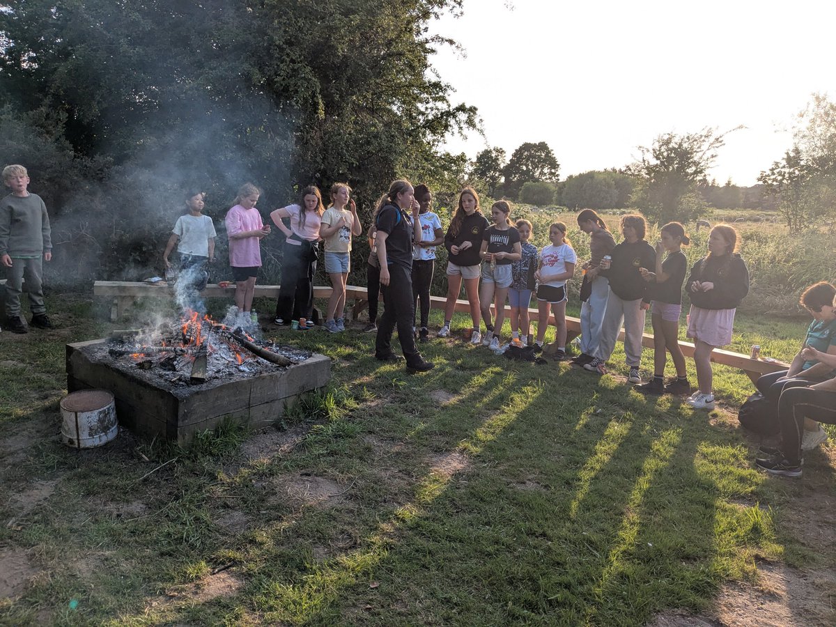 Campfire activity was a great way to spend our final evening here!