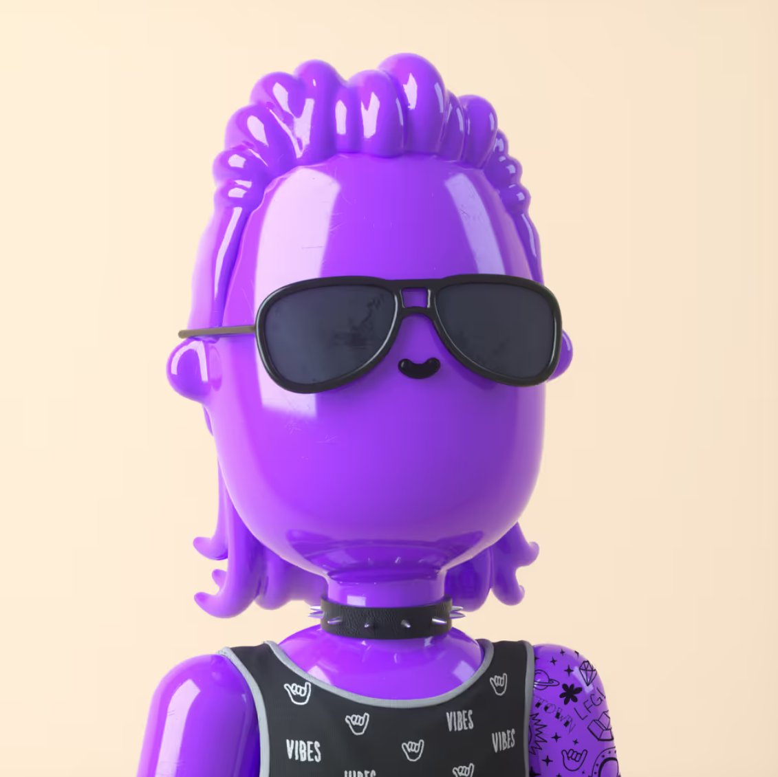 Kruuul (@kruuul) on Twitter photo I love seeing the whole <a href="/GoodVibesssClub/">Good Vibes Club π€</a> squad link up in NYC. While they are busy drinking and vibing, I'm sneaking in strategic bids to snag the coolest vibies.
+1 purple tank top mullet secured literally FOR FREE.
Great things ahead! YEEHAW π€ I love seeing the whole <a href="/GoodVibesssClub/">Good Vibes Club π€</a> squad link up in NYC. While they are busy drinking and vibing, I'm sneaking in strategic bids to snag the coolest vibies.
+1 purple tank top mullet secured literally FOR FREE.
Great things ahead! YEEHAW π€