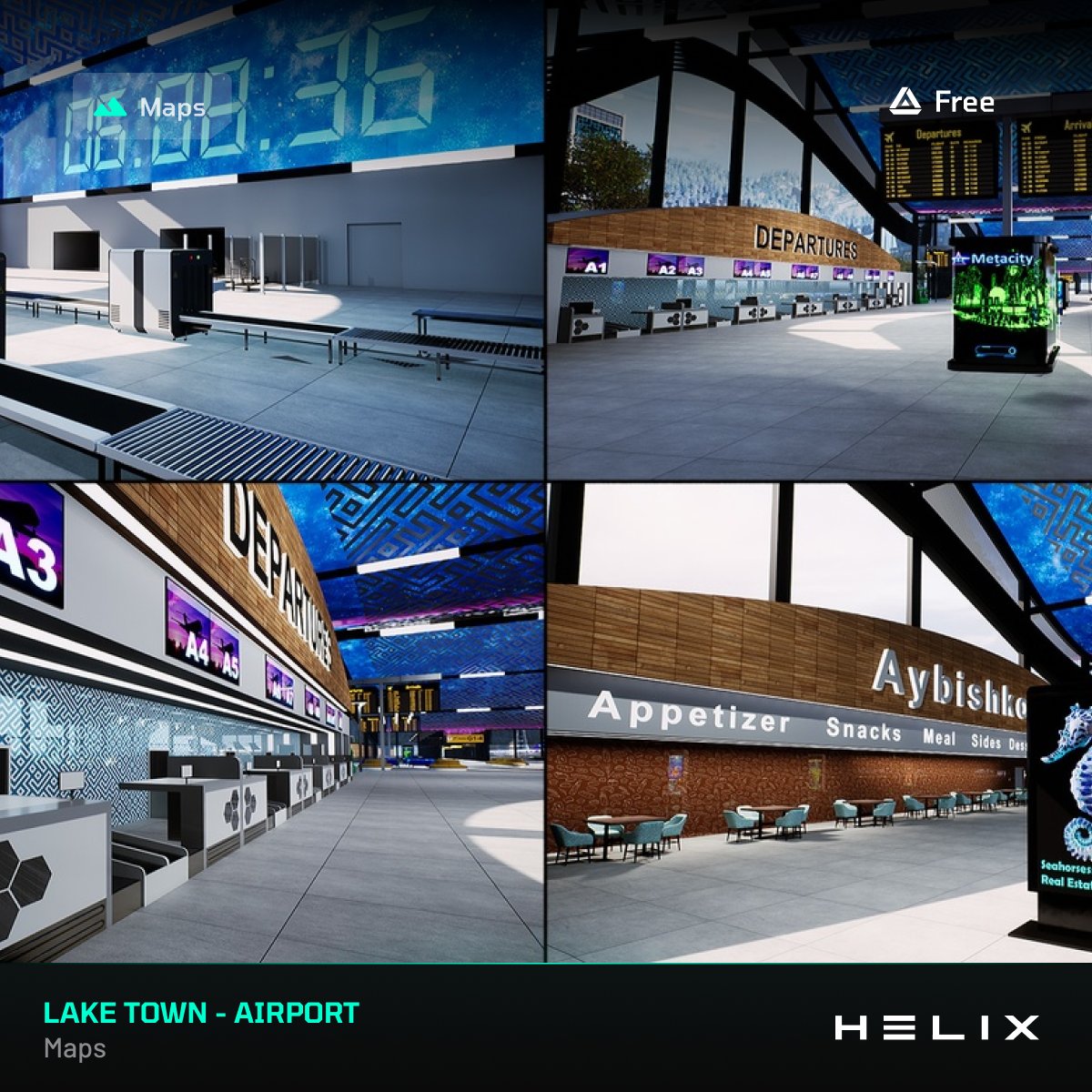 🏙️ Lake Town – Part 1
A stunning, large-scale futuristic city environment built beside a scenic lake. This pack delivers high-detail urban scenes with rich architectural variety, animated elements, and fully explorable interiors.

📦 Licensed to HELIX
🔓 Free for all HELIX