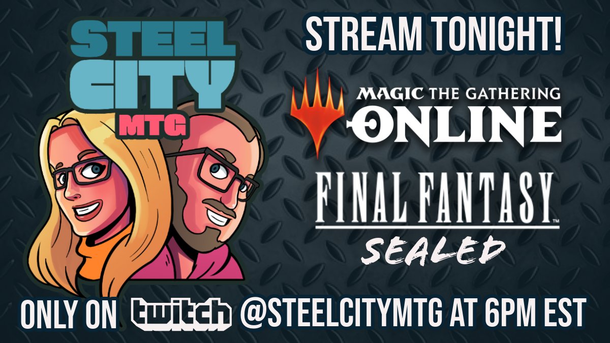 Steph π LDXP Santa Clara π F2F Niagara Falls (@steelcitysteph) on Twitter photo We're streaming some <a href="/MagicOnline/">Magic Online</a> at 6pm Eastern! Good vibes only (except when we make fun of <a href="/SteelCityBrad/">SteelCityBrad is on Bluesky</a> for accidentally skipping his combat step).
Show up!
#mtgocreator We're streaming some <a href="/MagicOnline/">Magic Online</a> at 6pm Eastern! Good vibes only (except when we make fun of <a href="/SteelCityBrad/">SteelCityBrad is on Bluesky</a> for accidentally skipping his combat step).
Show up!
#mtgocreator