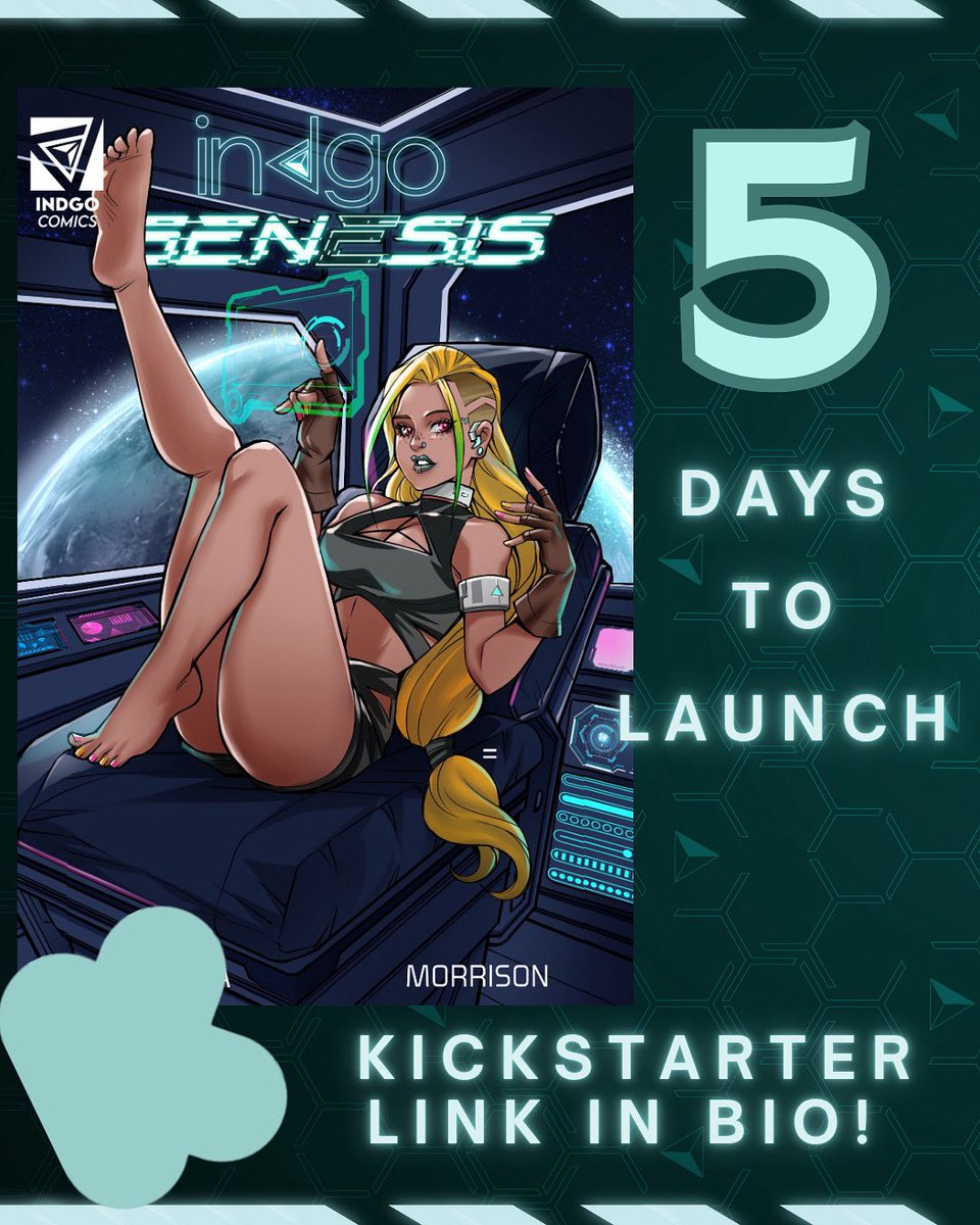 5 days left. 
New heroes. New enemies. No turning back. 
INDGO: GENESIS is coming. 👊

kickstarter.com/projects/indgo…

#indgogenesis #indgocomics #comics #indiecomics #kickstarter
