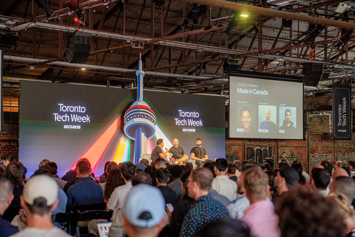 SeeTorontoNow's tweet image. That Toronto #TechWeek2025 energy is palpable⚡
The weeklong decentralized city takeover features more than 300 events, including Tuesday’s Homecoming at Evergreen Brickworks and tonight’s Grand Finale at The Well.
📷:Enrique Miguel Baniqued
#MeetInToronto #SeeTorontoNow