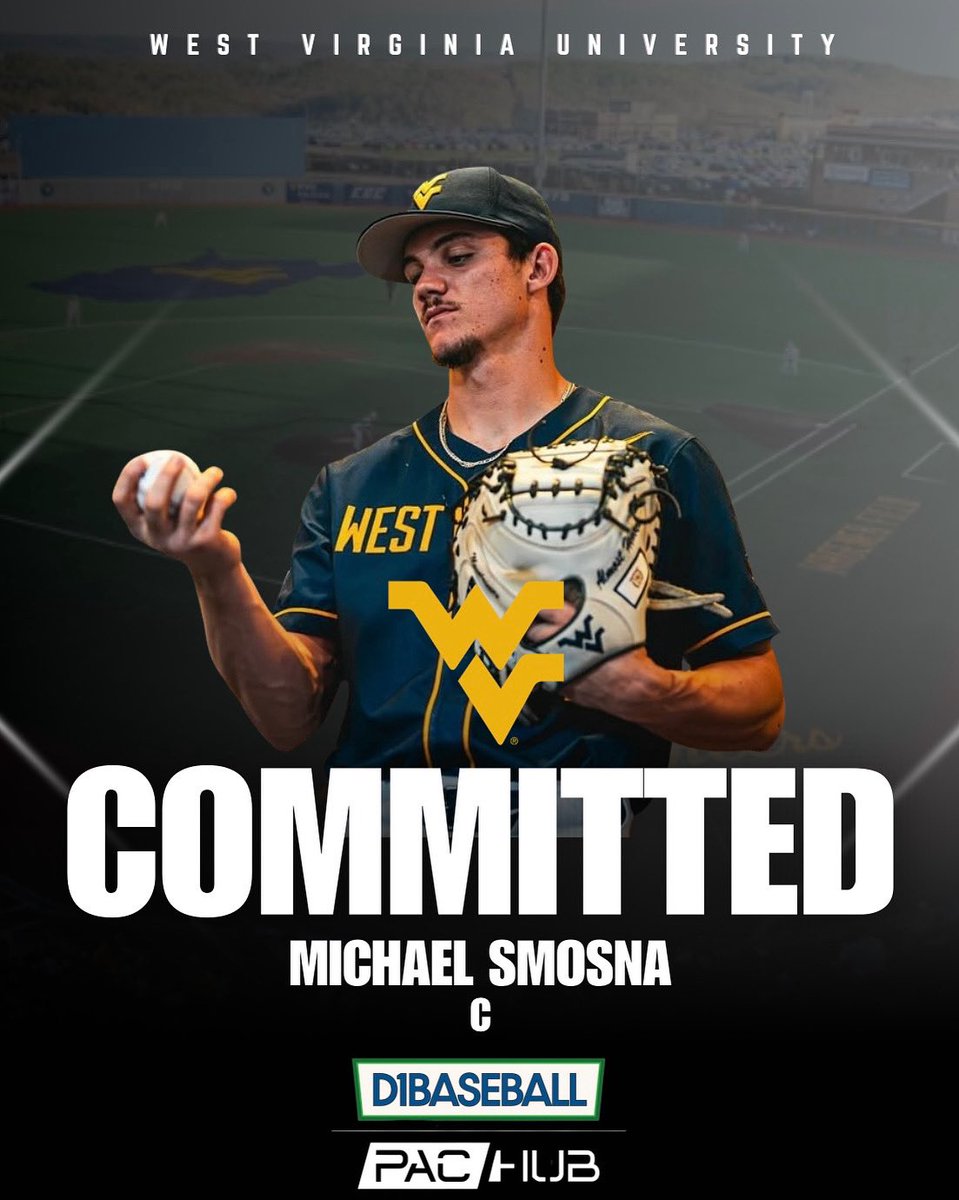 D3 Transfer C Michael Smosna (<a href="/SmosnaMichael/">Michael Smosna</a>) has committed to West Virginia!

Sign up with PAC-Hub for help with your transfer portal process!