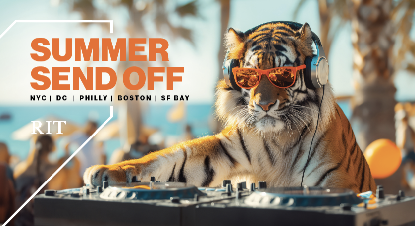 Calling all incoming RIT first year students and families! It's time to kick off your college adventure with our exciting Summer Send Off events happening in July. These fun gatherings offer the perfect chance to build your RIT family early. Register: brnw.ch/21wTIgT