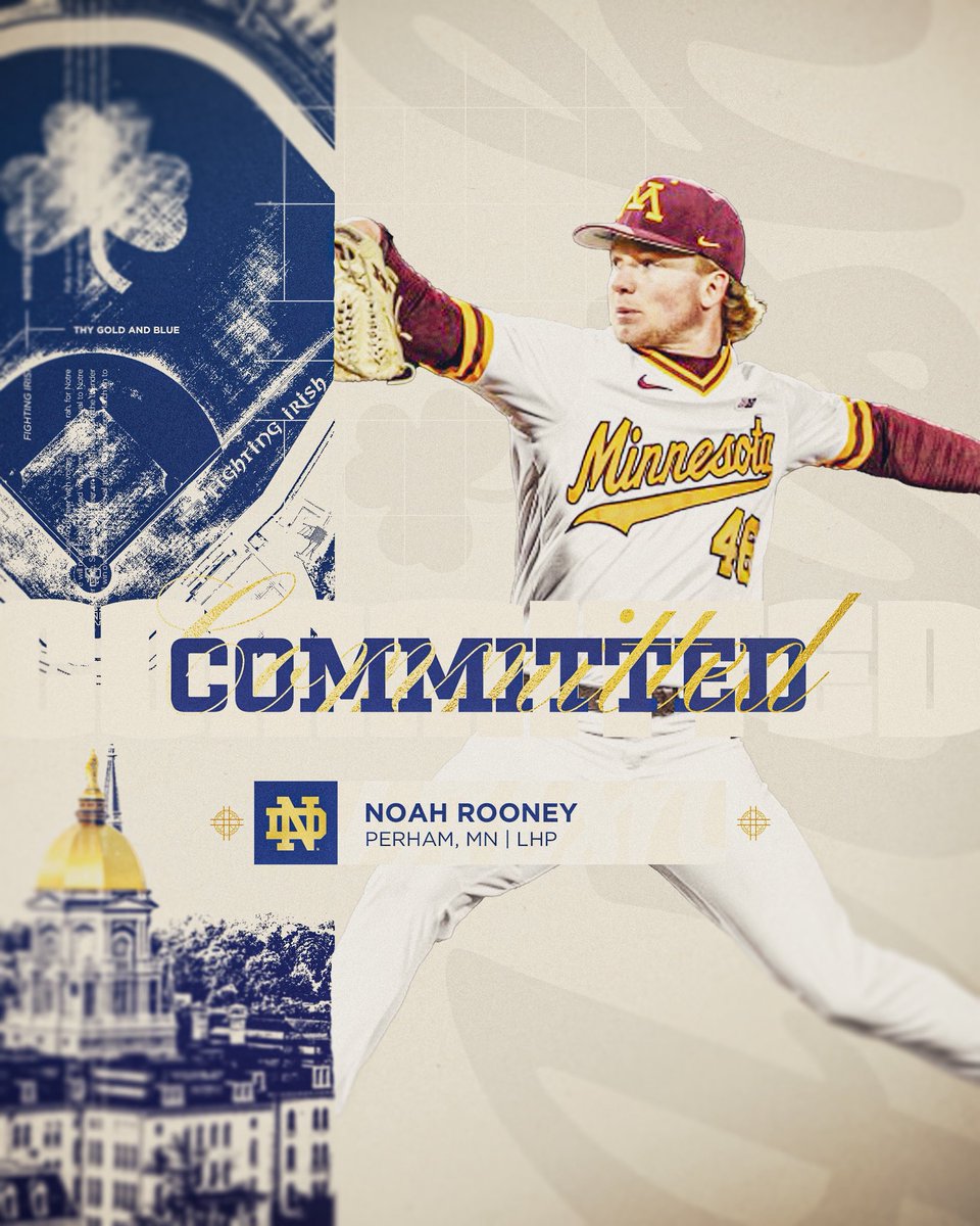 Thankful for the opportunity to continue my academic and athletic career at the University of Notre Dame. #GoIrish☘️