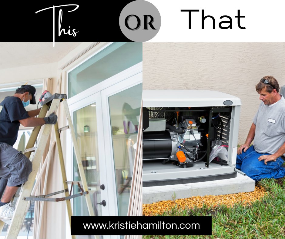 realtorkristie's tweet image. 🪟 Built-in storm protection and peace of mind, or ⚡ power through any outage with ease? What’s your must-have: #ImpactWindows or #GeneratorGoals? #florida #realtor #realestate