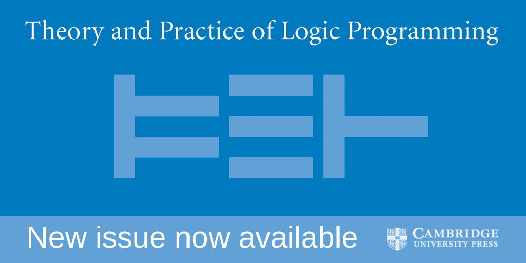 CUP_SciEng's tweet image. New Issue of Theory and Practice of Logic Programming now available
📚 cup.org/4eiZo3f
#logic #logicprogramming
