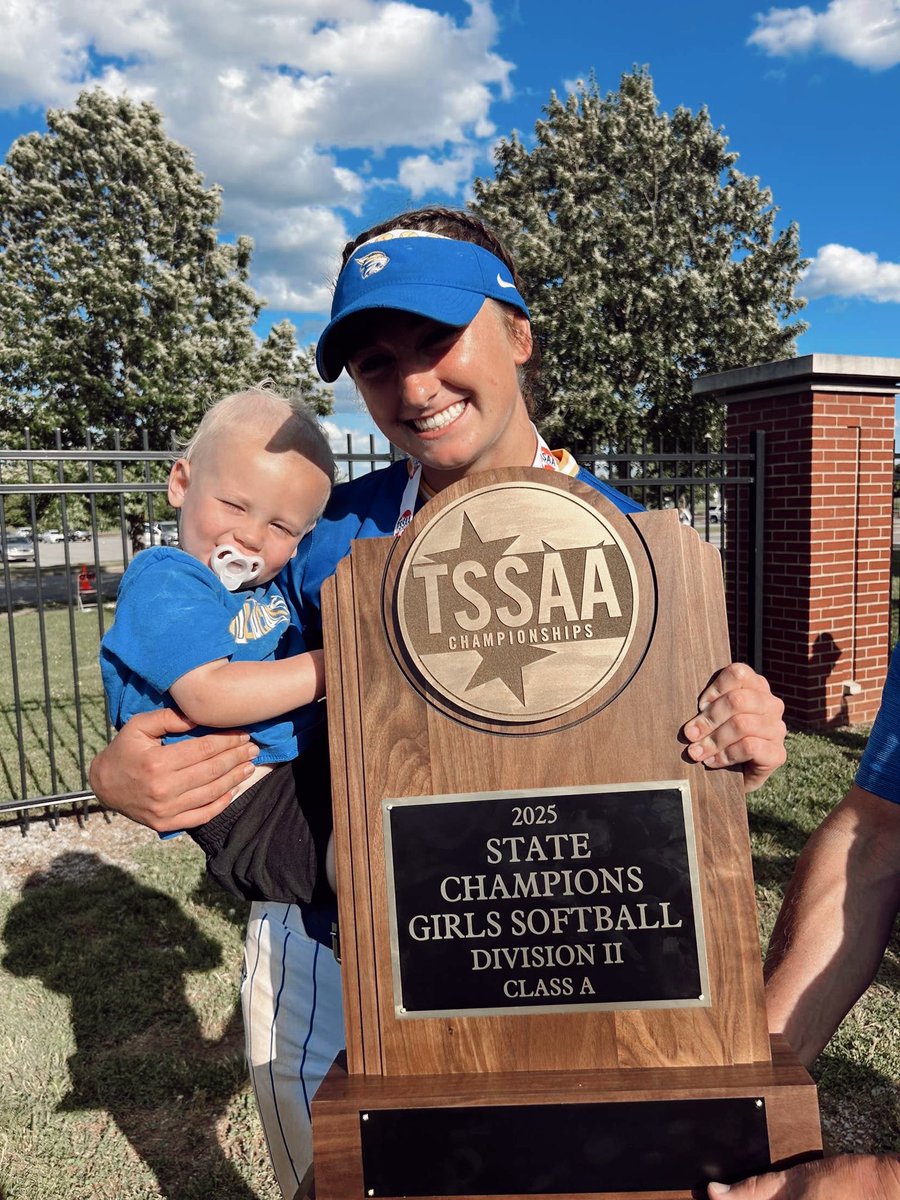 Thank you DCA softball for the best 5 years of my life! I couldn’t have pictured a better ending! 🥹💙 I ended this season with a .545 BA, .613 OBP, 61 hits, 45 RBI’s and only 6 K’s! I pitched 148 innings, struck out 265 batters, and allowed 28 earned runs with a 1.3 ERA!