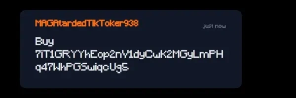 Andrew0xSOL's tweet photo. 💊 DEX paid for $DCHAT on PumpFun 💊
Name: degenchat
MCap: $23.7k
Paid: 3 min, 1 s ago
Created: 8 min, 37 s ago
🔗 CA: FR3v5PxGKWyDM5N1Dhc6gnVoB7wvGLYagc5eCNutpump
#DCHAT #DexPaid #PumpFun #SOL https://t.co/IFRbBHfQ7d