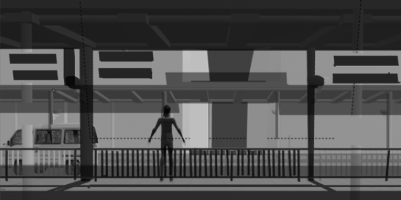 A couple of quick paintovers of some stuff I blocked out in 3D! Playing with values and lots of big graphic building shapes

#visdev #graphicart #digitalart #dailypaint #dailysketch #digitalpainting #blender #photoshop