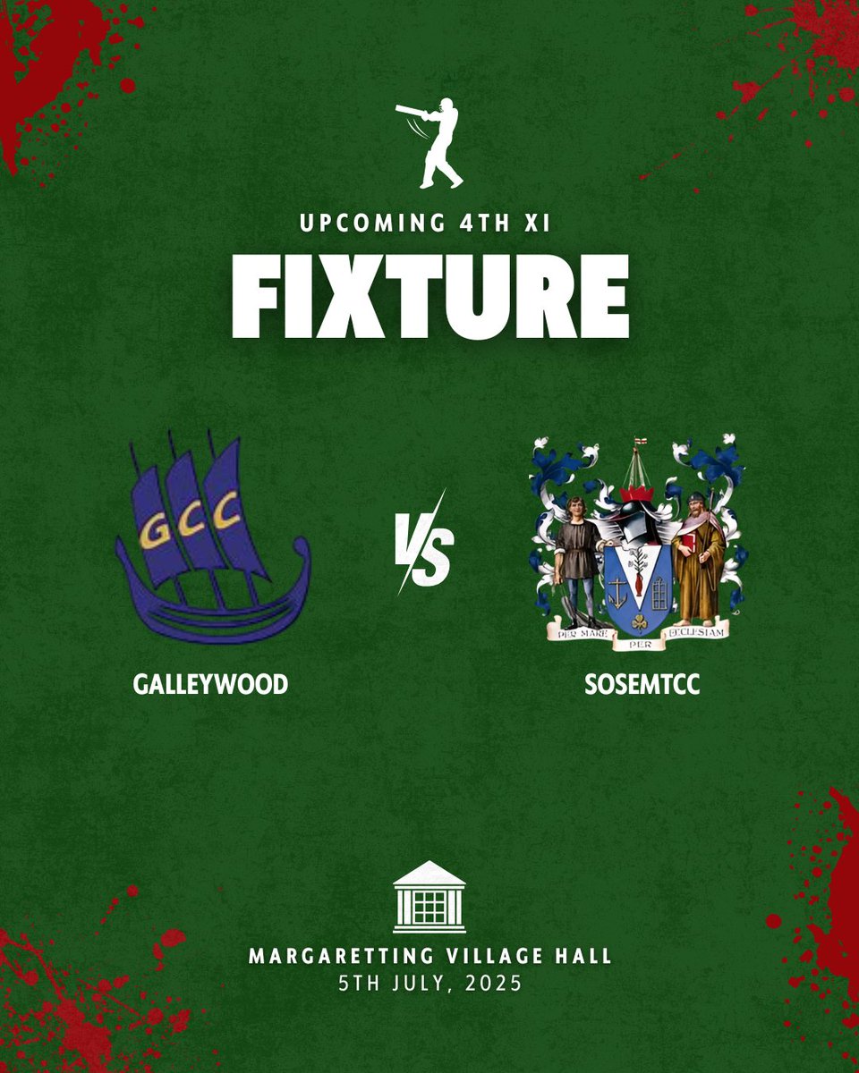 Our upcoming fixtures for our Saturday XIs!

Wishing all our teams the best of luck! 🏏

#seasiders #sosemtcc
