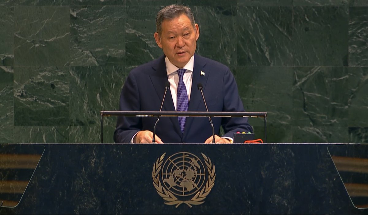 🇰🇿🇺🇳 In a solemn gathering marking the 80th anniversary of the UN Charter, I reaffirmed Kazakhstan’s unwavering devotion to the ideals that gave birth to the United Nations - peace, justice, and a shared vision of a better world for all humanity.