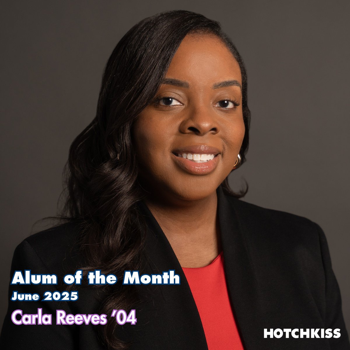 Carla Reeves ’04 is Hotchkiss's June Alum of the Month! She has built a distinguished career in employment law, earning a reputation as a trusted advisor, skilled litigator, and advocate. Read her story at hotchkiss.org/post-page/~boa….