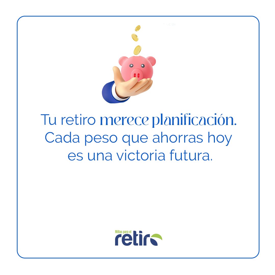 No se trata de cantidades enormes, se trata de empezar.
Aporta a tu AFORE cuando quieras, desde donde quieras.
Hazlo por ti. Hazlo hoy. 💚

🔗 site.millasparaelretiro.com

#AhorroParaElRetiro #EducaciónFinanciera #AFORE #FinanzasPersonales #MotivaciónFinanciera #MillasParaElRetiro