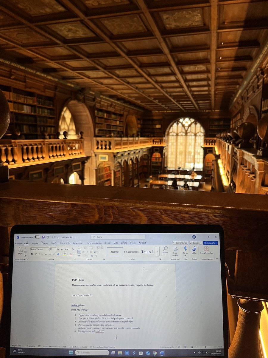 lucisaess's tweet photo. I also started writing my thesis today.
I couldn’t think of a better place to begin than Duke Humfrey’s and the John Radcliffe Library. Feeling truly privileged to have spent time in such historic and inspiring spaces 💫 @bodleianlibs https://t.co/GVJ3P4NZNj