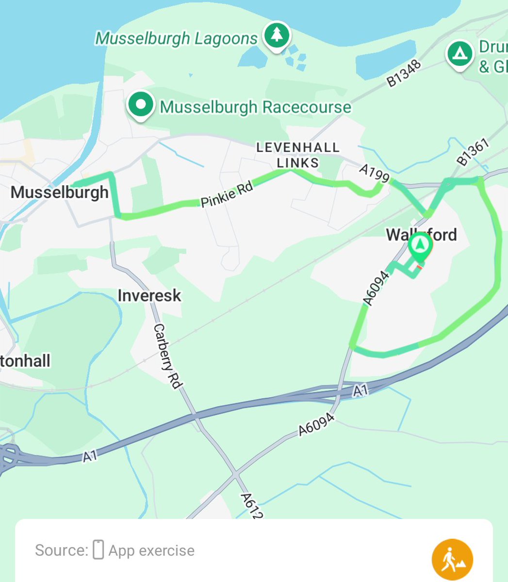 Day 26. A long walk for 10.56 km today to Musselburgh and back, so I'm on 57.57 km and raised £430. For <a href="/macmillancancer/">Macmillan Cancer Support</a> 💚✅ The links to donate are below or in the comments section justgiving.com/page/brian-mac… and socialsync.app/fundraiser/cr-…