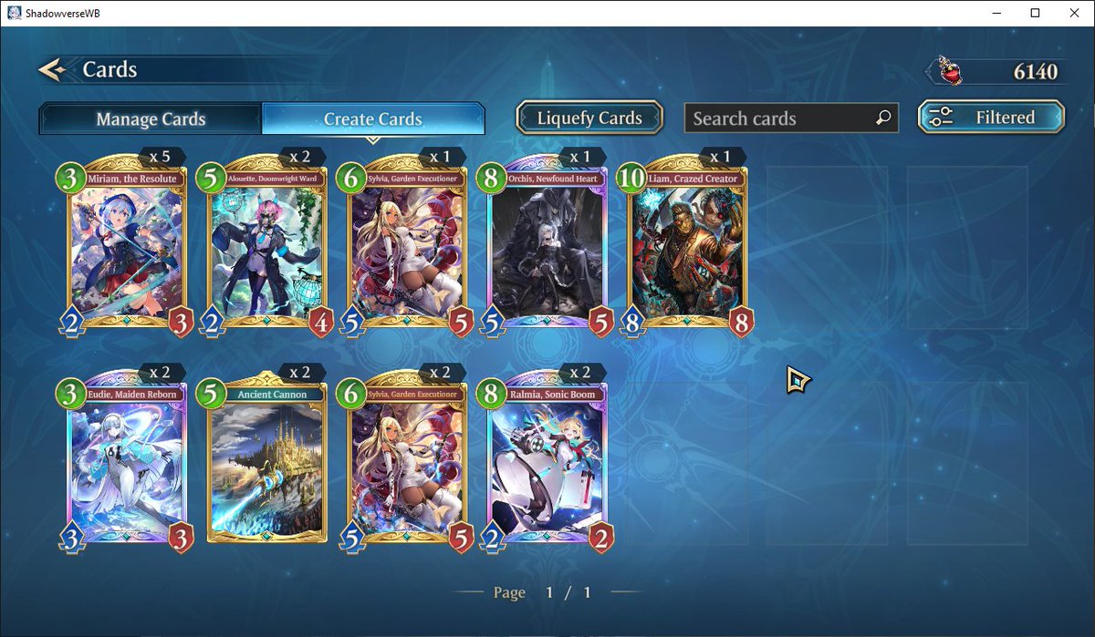 Master 到達 🥳
Niなり苦戦していて、ダイヤモンドに突破することができません
AFがあまりにも強すぎて、ダイヤモンドランクに比較的簡単に到達できました。最初の弾ではカードを制作する予定がなかったため、パックから入手したカードのみを使用しました
0~55000 アグロNi
55000 ~ 100000 AF Nm