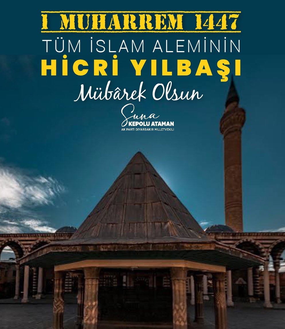 Peygamber Efendimizin (s.a.v.) Mekke'den Medine'ye hicretinin 1447. yılı mübarek olsun.

Yeni Hicri yılın ve mübarek Muharrem Ayı’nın; başta aziz milletimiz olmak üzere tüm İslam âlemine sağlık, huzur, mutluluk ve bereket getirmesini diliyorum.

#HicriYılbaşı
#MuharremAyı