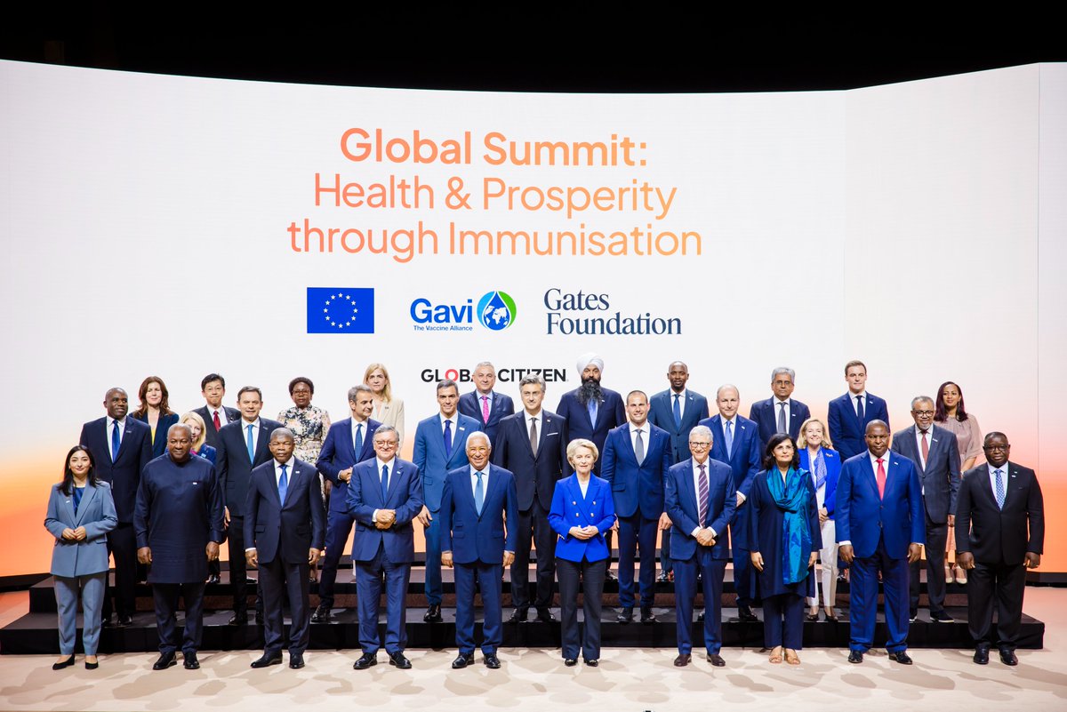 gatesfoundation's tweet image. We are deeply grateful to all the donors and countries who pledged support to @Gavi. These commitments will help bring lifesaving vaccines to more children. There’s more work to do. But together we can build a future where every child is safe. #ForOurFuture…