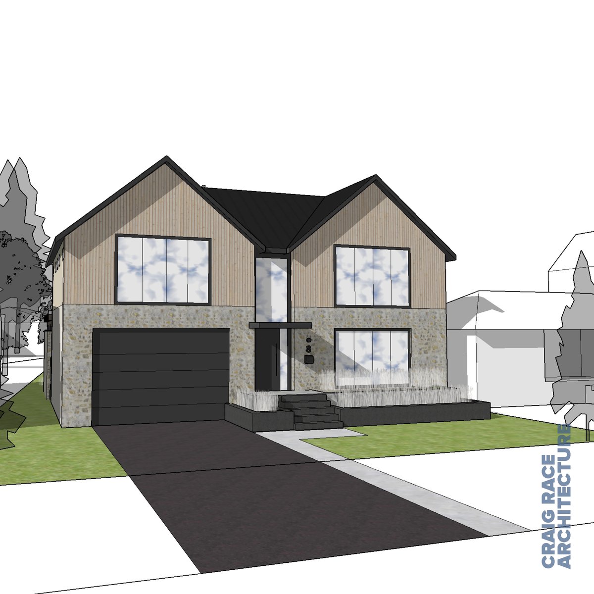 craigitect's tweet image. We’re thrilled to share a project update: SUNNYLEA MODERN HOUSE is now live on our website!
A bright, modern home designed for multigenerational living.
#craigitect #torontoarchitect #contemporaryarchitecture #cityoftoronto #customhomes #customhomestoronto