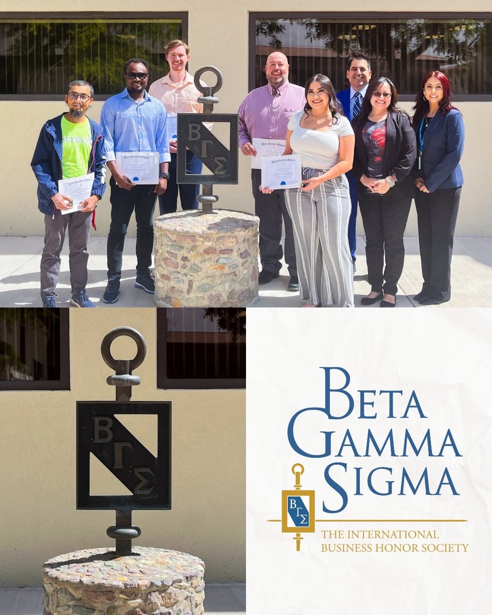 Another chapter of achievement written.
Beta Gamma Sigma, alongside faculty advisor Assc. Dean Widner, hosted an end-of-year banquet to honor and welcome our newest initiates into this prestigious honor society. Congratulations to each of you!👏🌟📘