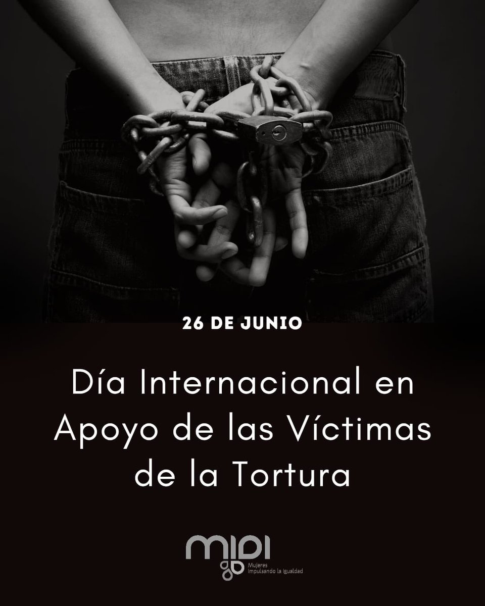 La tortura no se justifica. No se olvida. No se repite.

 #DerechosHumanos #NoALaTortura