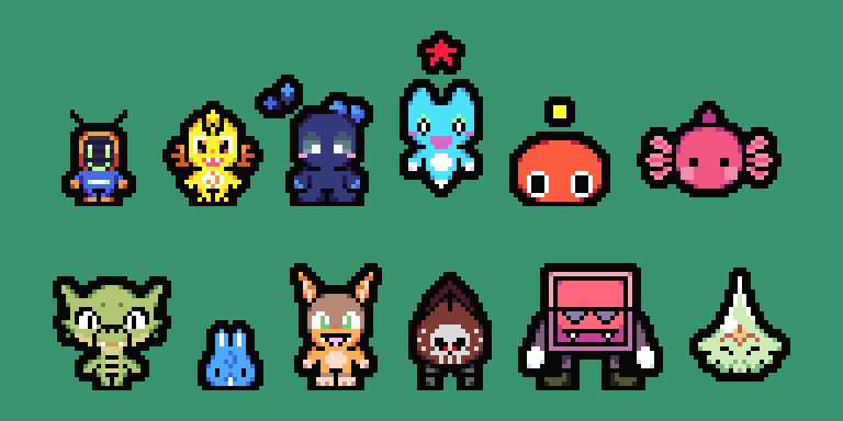 You all really seemed to like this, so here's some more!

#fanart #indiegames #pixelart