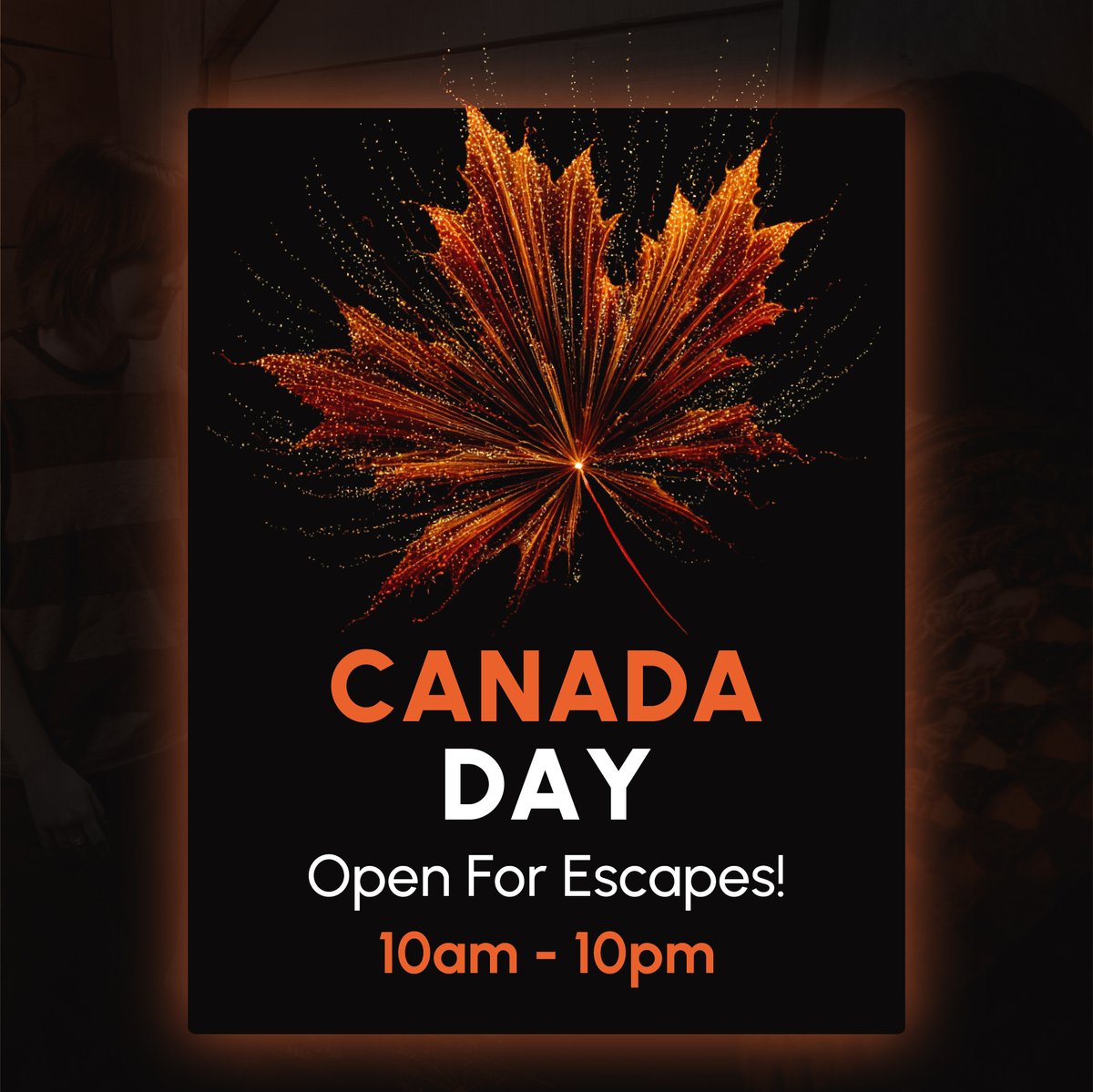 We're open all day on #CanadaDay! Bring the family in for a fun adventure 🍁 Pick your room at:  roomescapeottawa.com #Ottawa #OttawaFun