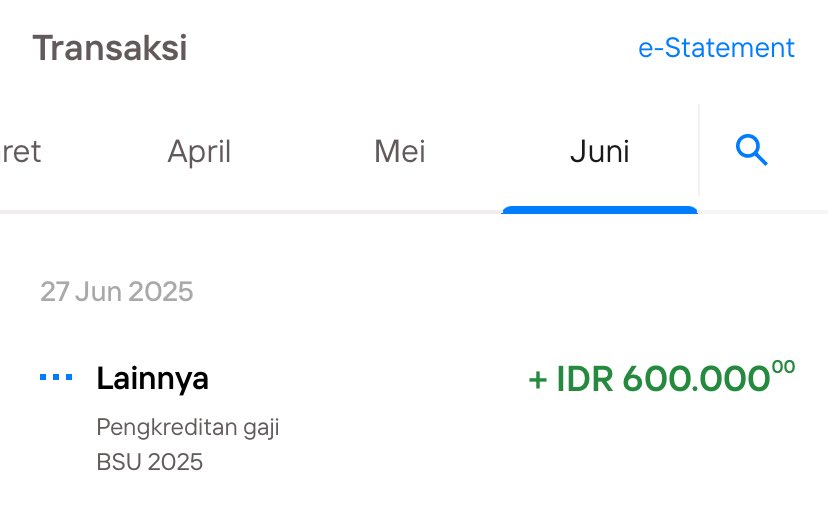 Absen yg dapet BSU ✨🫵🏻