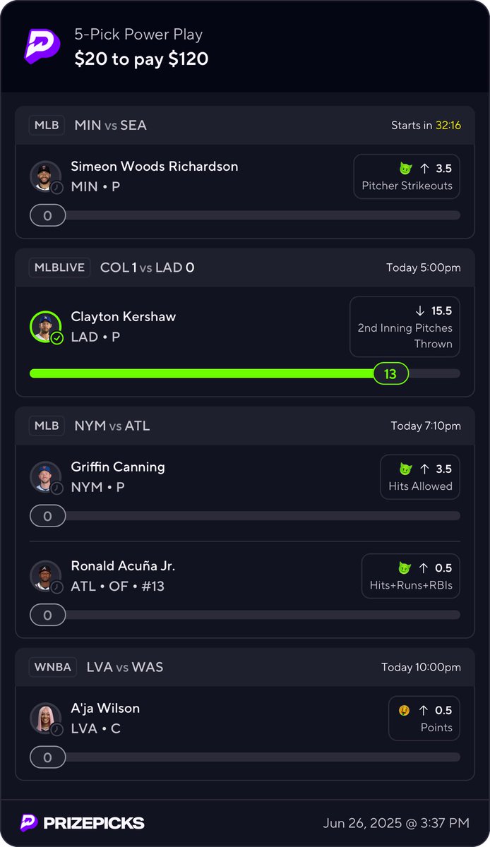 Oh the live plays? Yea you’ll get those daily in the premium🏧 

$25 to someone that likes and retweets this post (Must be following) ✅

Join my premium! More live plays coming 

dubclub.win/r/p/pri-jf9pa/…