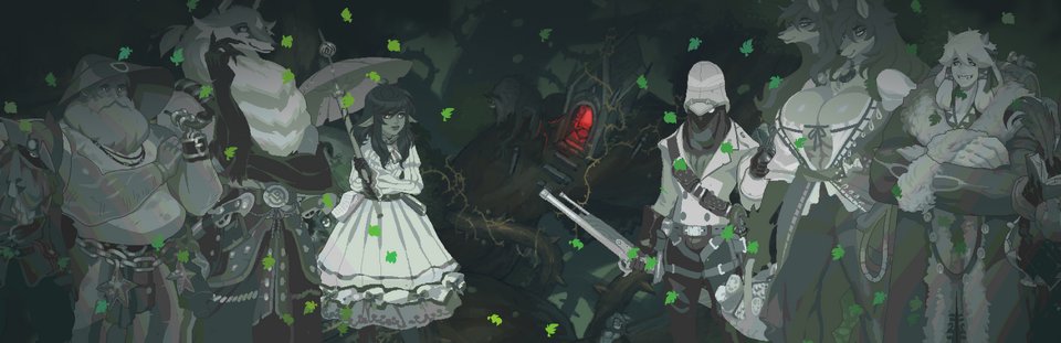 Our Intrepid Frontiersman opens up a new area to explore! The Darkwoods of the mysterious Megalon Forest! A giant floating tree within which pirates and monsters flourish among ancient ruins!

You'll find no time better to get into the game than now during the  Steam Summer Sale!