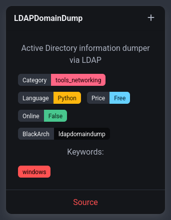 rawsec_cyber's tweet image. New tools were added on the #Rawsec #Cybersecurity Inventory

@noraj_rawsec added

📌 family-of-client-ids-research by @detectdotdev and @_dirkjan at @Secureworks
📌 ROADtools by @_dirkjan
📌 BloodHoundpy by @_dirkjan
📌 LDAPDomainDump by @_dirkjan

inventory.raw.pm