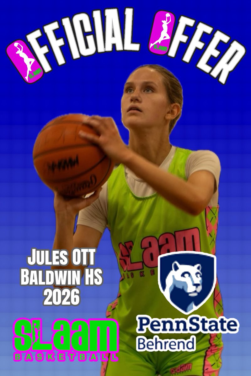 slaambasketball (@slaambasketball) on Twitter photo 🎉 Huge congrats to #SLAAMFam <a href="/ott_julianne/">Julianne Ott</a> on her official offer to play for <a href="/CoachVanHook14/">Christine VanHook</a> & <a href="/PSB_WBB/">Behrend W Basketball</a>! 🏀🔥 What a milestone for Jules! Proud of you! 👏 <a href="/SlaamFran26/">SLAAM 26 Franciscus</a> <a href="/SLAAMCOACHSTEVE/">Coach Stephen</a> <a href="/WbbBaldwin/">Baldwin WBB Boosters</a> <a href="/NE2KHoops/">NE2KHoops</a> #PennStateBehrend #FutureStar 🎉 Huge congrats to #SLAAMFam <a href="/ott_julianne/">Julianne Ott</a> on her official offer to play for <a href="/CoachVanHook14/">Christine VanHook</a> & <a href="/PSB_WBB/">Behrend W Basketball</a>! 🏀🔥 What a milestone for Jules! Proud of you! 👏 <a href="/SlaamFran26/">SLAAM 26 Franciscus</a> <a href="/SLAAMCOACHSTEVE/">Coach Stephen</a> <a href="/WbbBaldwin/">Baldwin WBB Boosters</a> <a href="/NE2KHoops/">NE2KHoops</a> #PennStateBehrend #FutureStar