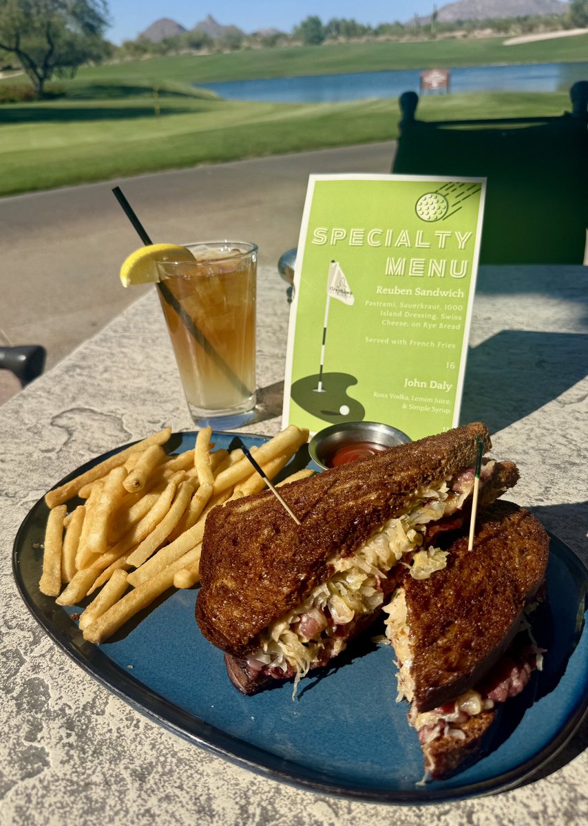 Specialty Menu at Phil’s Grill &amp; Quill Creek Cafe!

Feast your eyes on our Reuben Sandwich 🤩

Available Today-Sunday.
