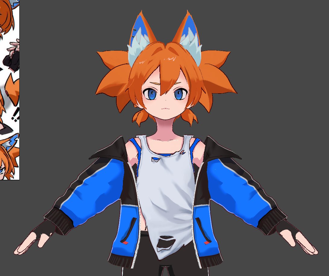 Practicing my skills by making a model of this cute little fella✨🐱

OC by: <a href="/wadguym1/">Wadguym/ﾜﾄﾞｶﾞｲﾑ</a>