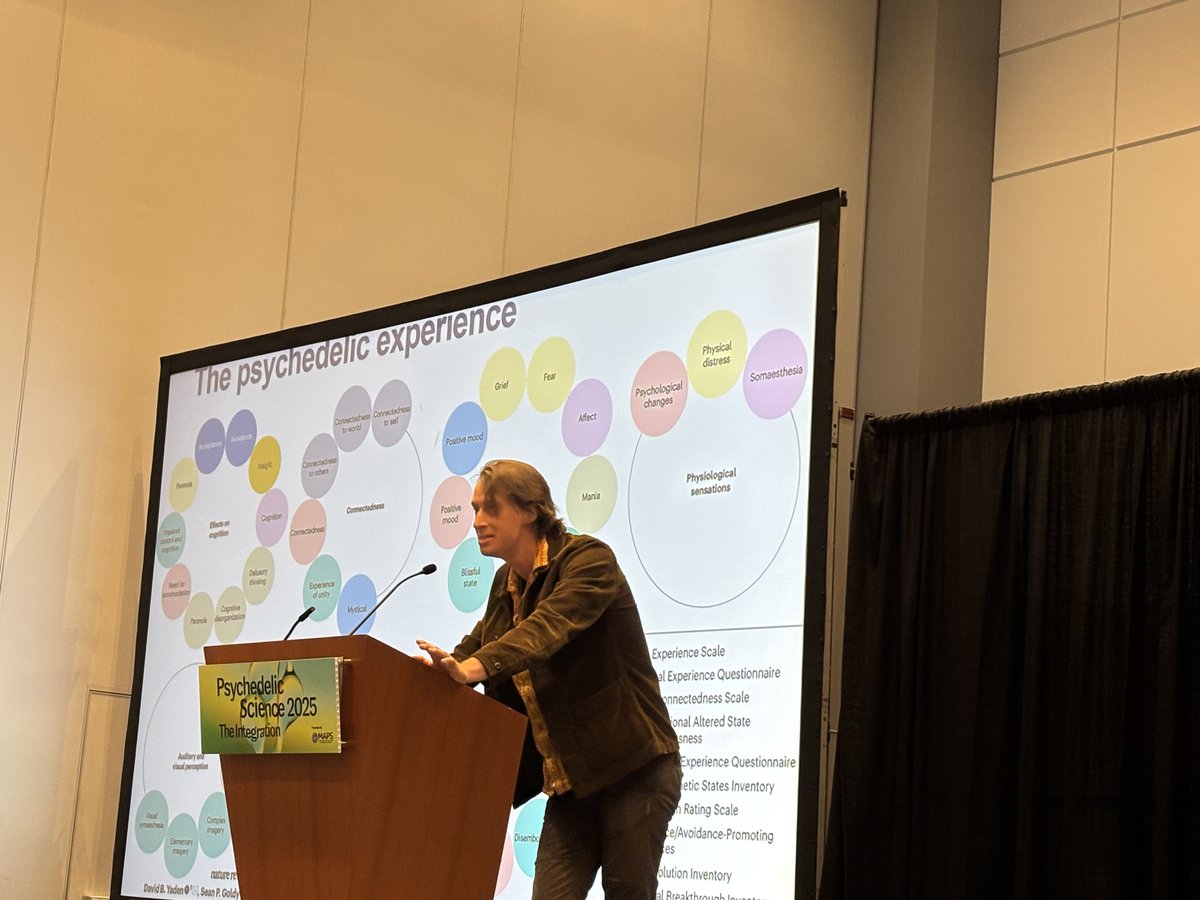 JHPsychedelics's tweet image. That’s a wrap on Psychedelic Science 2025! We had a fantastic time presenting our research and connecting with both new and familiar faces in the field. Grateful for the conversations, collaborations, and inspiration. Excited for what’s ahead! @PsychedelicSci @MAPS @BWe1ss…