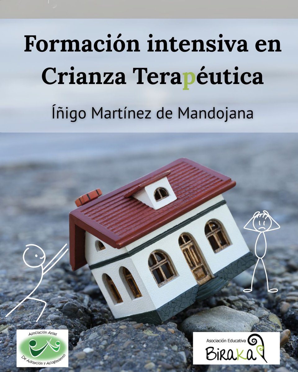 Hemos planificado con <a href="/Inigomandojana/">Iñigo Mandojana</a>
de septiembre a octubre un curso sobre Crianza Terapéutica. 
Consideramos que es una formación de interés para muchas personas.  
Inscripciones en: forms.gle/TVXBdDo9MrxcAm… 
Toda la información en: asatlas.org