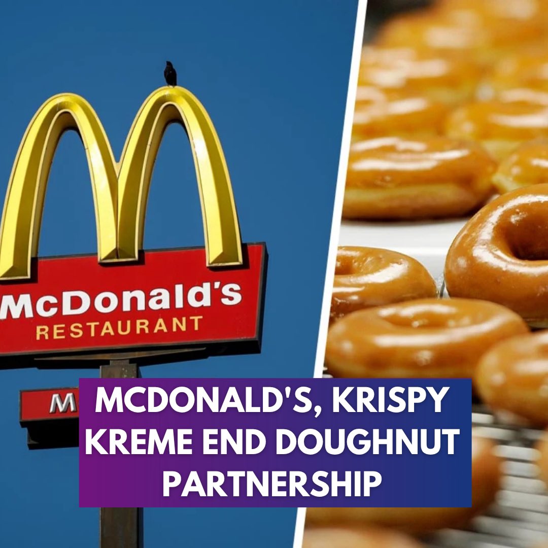 McDonald’s is officially dropping Krispy Kreme doughnuts from 2,400 locations as of July 2, 2025—just over a year after the buzz began. Despite tasty feedback, the costs didn’t justify the rollout, and Krispy Kreme’s stock took a 24% hit. What’s your go‑to fast‑food treat now?
