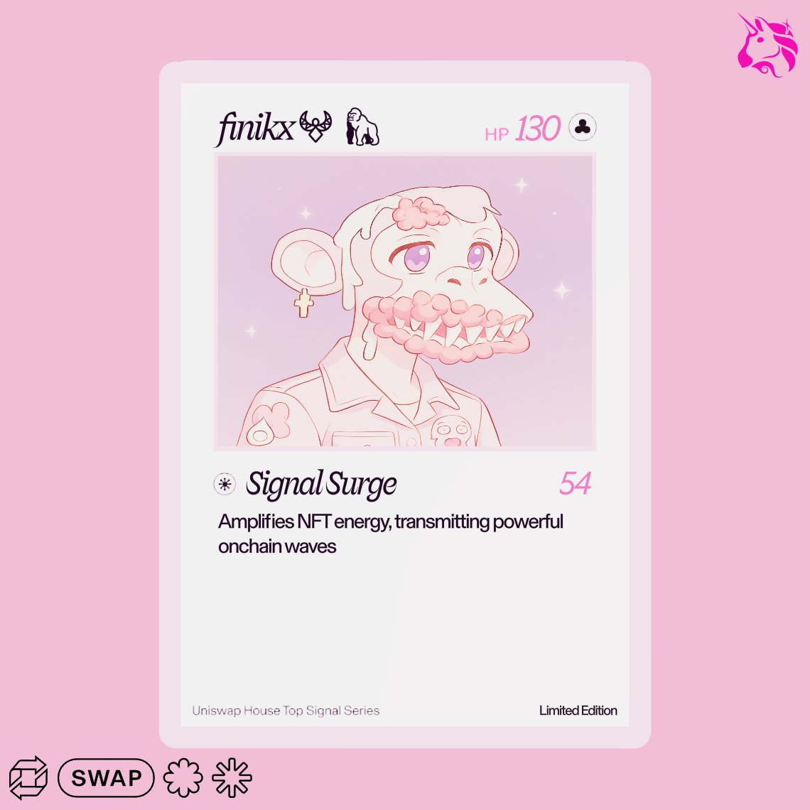 Just pulled a grail *kawaii* <a href="/Uniswap/">Uniswap Labs 🦄</a> 

Check out my Uniswap trading card 🦄