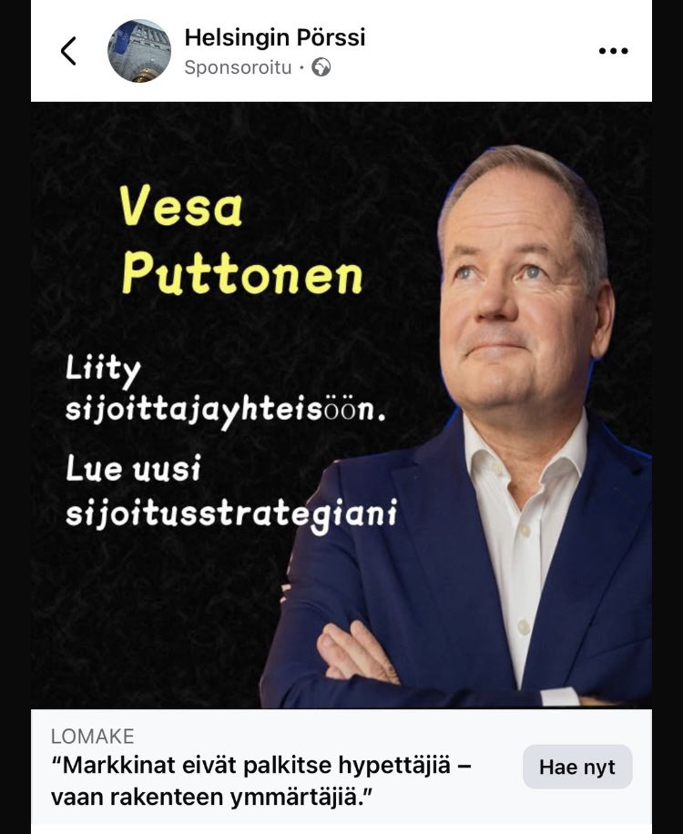 Vaikka olen sitä mieltä, että markkinat eivät pitkän päälle palkitse hypettäjiä niin tämä on netissä liikkuva huijaus.