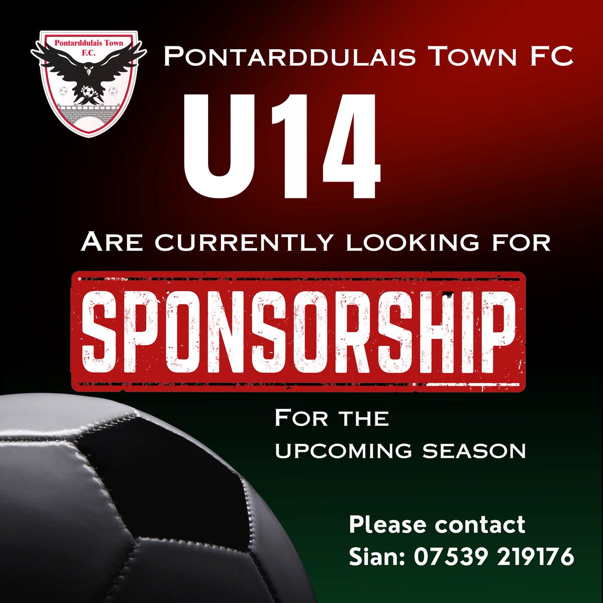Sponsorship Opportunities for the upcoming season #PTFC #sponsorshipopportunity