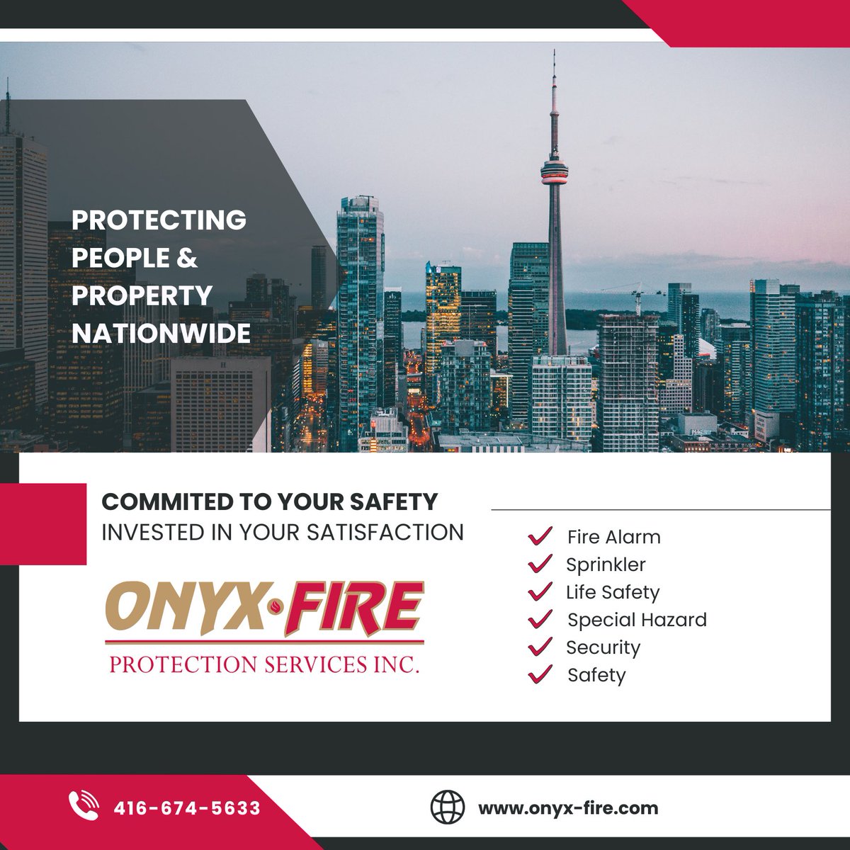OnyxFireProtect's tweet photo. 🔥 Onyx Fire: Keeping thousands safe daily!
With 12 branches nationwide, we inspect, install & protect—from high-rises to industrial sites.
Wherever fire safety is needed, we’re there.
#OnyxFire #FireProtection #SafetyFirst #NationwideCoverage https://t.co/1eFwjtuAvf