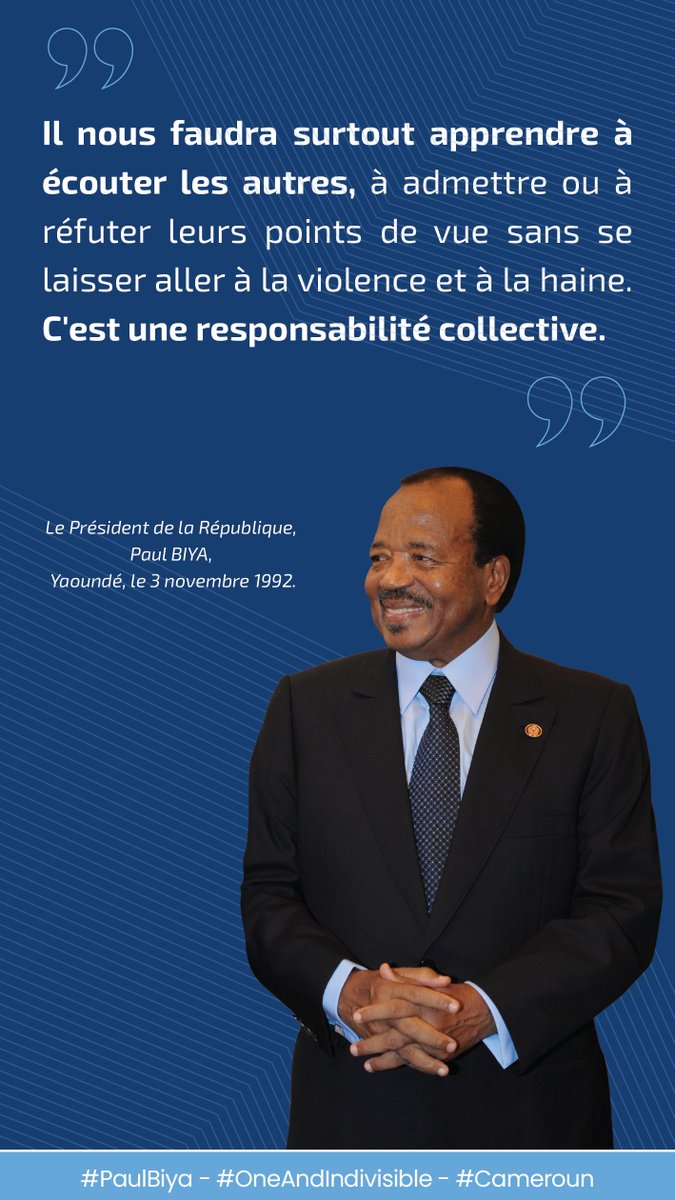 President Paul BIYA tweet media