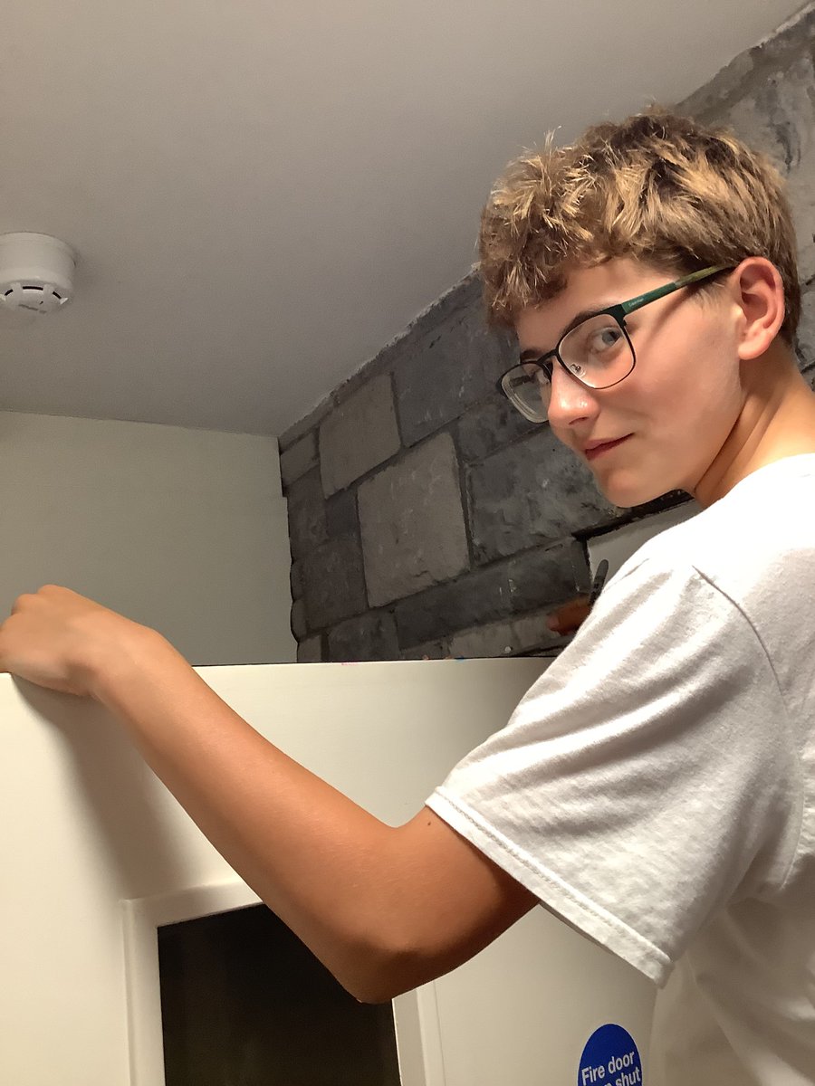 It is time for another Chestnut end of year tradition. The boys (and staff!) sign the tops of the doors. When they visit in the future they can read the messages they have left for their future selves. They don’t paint the top of doors so the messages stay forever