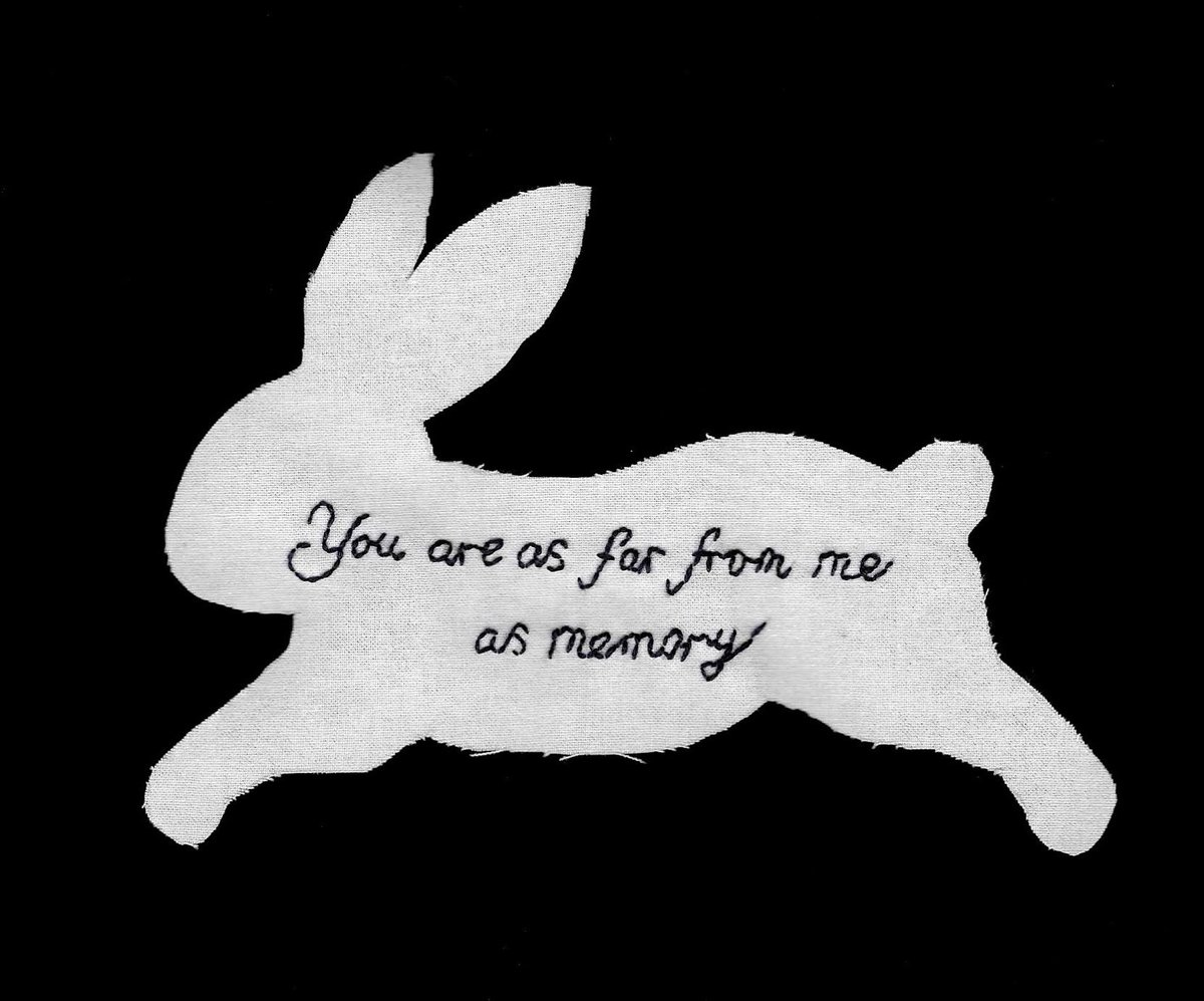 You are as far from me as memory
