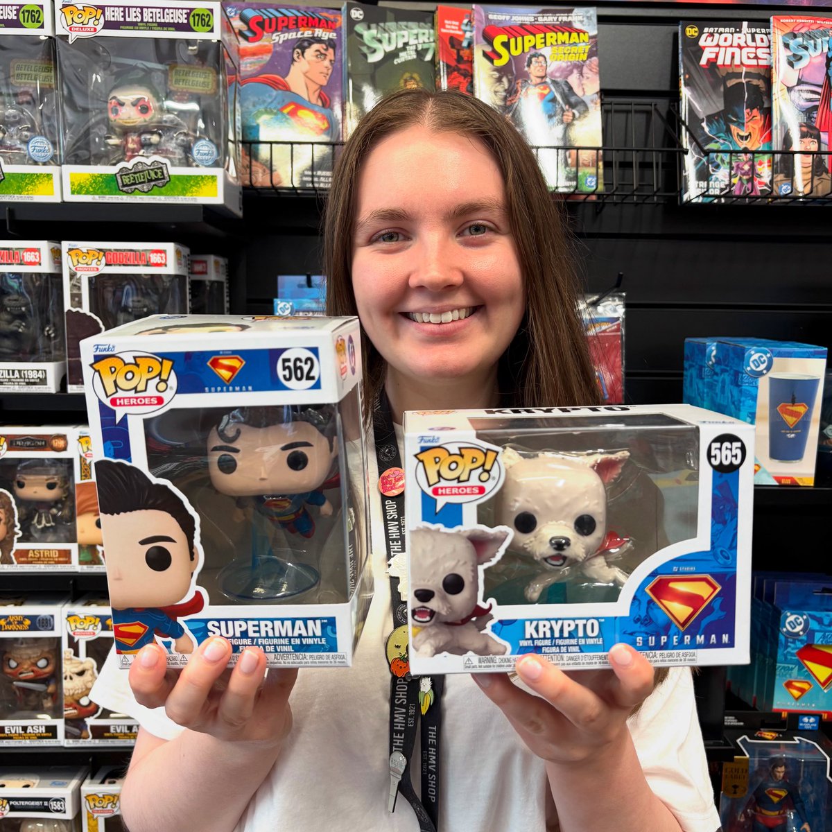 🦸‍♂️ SUPERMAN 🦸‍♂️

Get ready for the brand new Superman movie with these new Superman Funko POPs! 🥳

Superman and the adorable Krypto are both available now! 🐶

#superman #funkopop #funko #popvinyl <a href="/FunkoEurope/">Funko Europe</a>