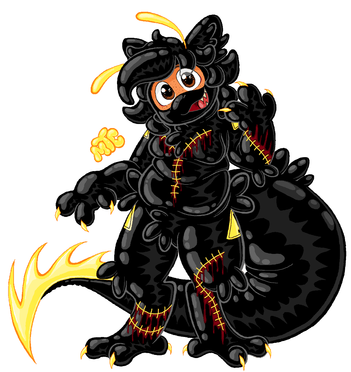 what's wrong with this thing why does it have sparkly anime eyes Eww