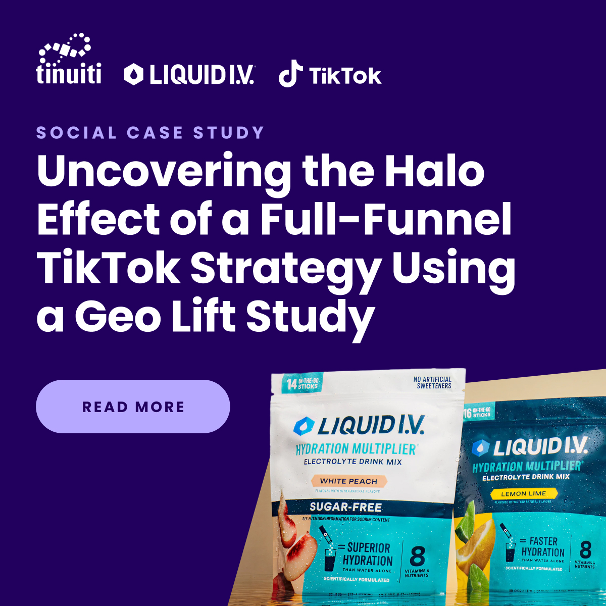 We partnered with Liquid I.V. to test the impact of TikTok Shop, and how #TikTok ads influenced sales on other e-commerce platforms. And the results definitely made a splash. 💦Learn more: ads.tiktok.com/business/en-US…